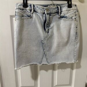 Jessica Simpson Light Blue Mini Denim Skirt